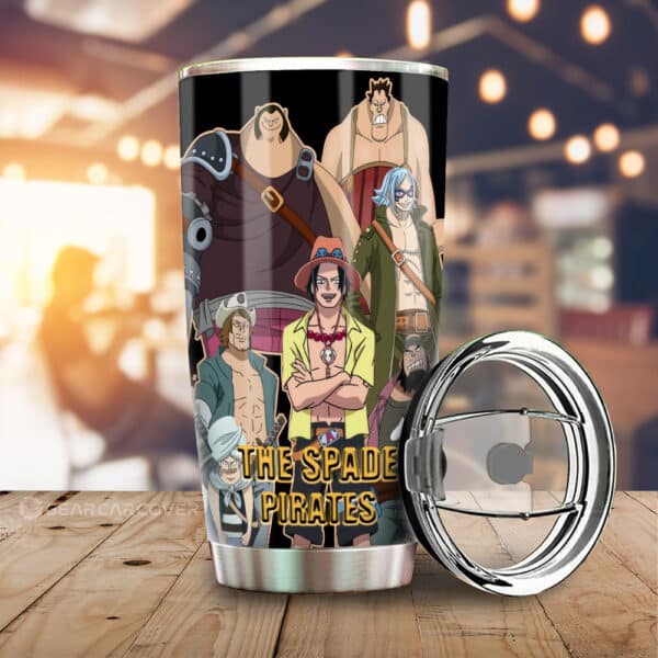 The Spade Pirates Stainless Steel Anime Tumbler Cup Custom One Piece Anime