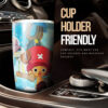 Tony Tony Chopper Stainless Steel Anime Tumbler Cup Custom One Piece Map Anime