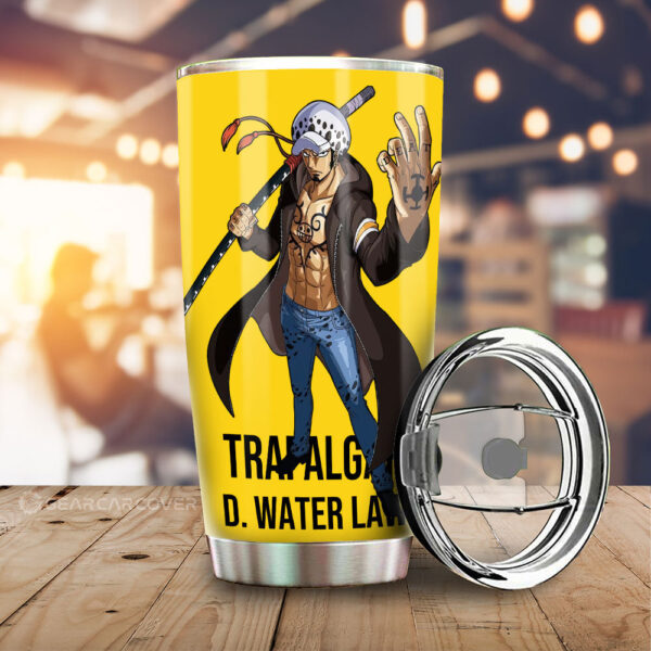 Trafalgar D. Water Law Stainless Steel Anime Tumbler Cup Custom Anime For One Piece Fans
