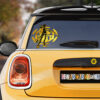 Trafalgar Law Car Sticker Custom One Piece Anime Gold Silhouette Style