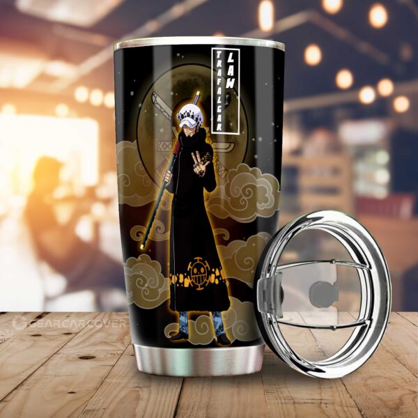 Trafalgar Law Stainless Steel Anime Tumbler Cup Custom For One Piece Anime Fans