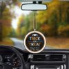 Trick Or Treat Personalized Ornament Custom Car Accessories Halloween Gifts