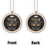 Trick Or Treat Personalized Ornament Custom Car Accessories Halloween Gifts