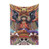 Trippy Monkey D. Luffy Blanket One Piece Blanket Anime Blanket