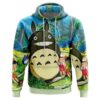 Hooktab Trippy My Neighbor Totoro Studio Ghibli Anime Hoodie