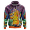 Hooktab Trippy Pikachu Pokemon Anime Hoodie