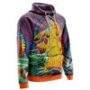 Hooktab Trippy Pikachu Pokemon Anime Hoodie