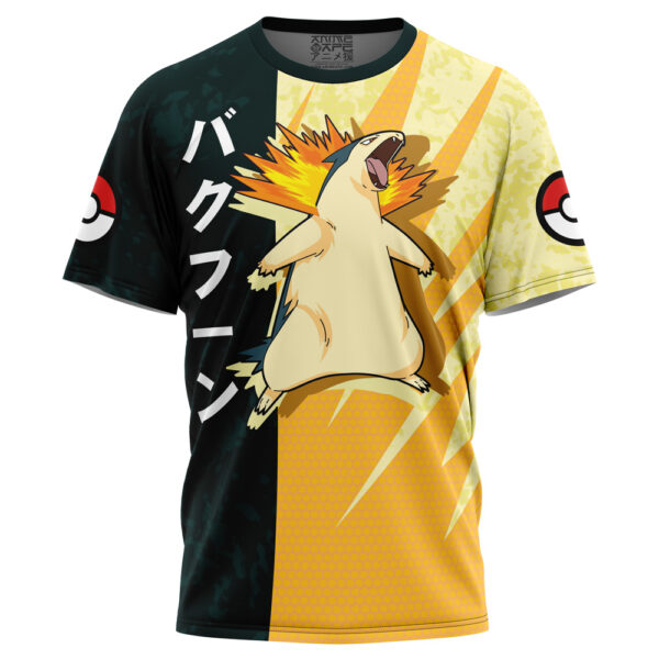 Hooktab Typhlosion Attack Pokemon Shirt Anime T-Shirt