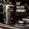 Umbreon Stainless Steel Anime Tumbler Cup Custom Tie Dye Style Anime