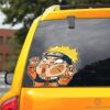 Uzumaki Hitting Glass Car Sticker Custom Naru Car Funny Accessories