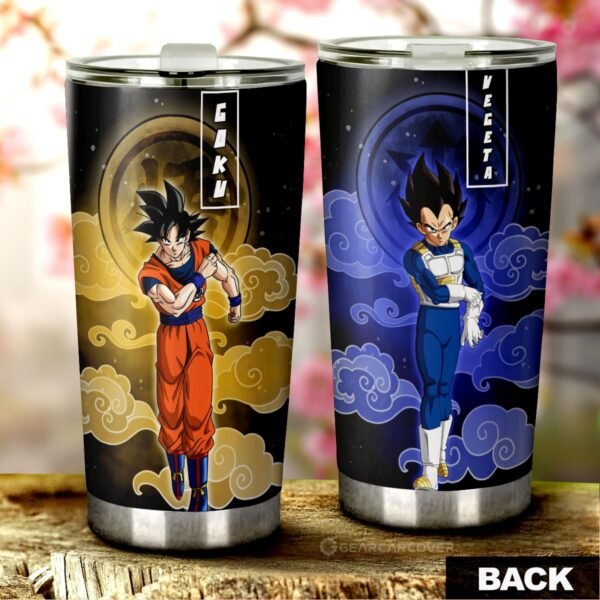 Vegeta And Goku Stainless Steel Anime Tumbler Cup Custom Dragon Ball Anime