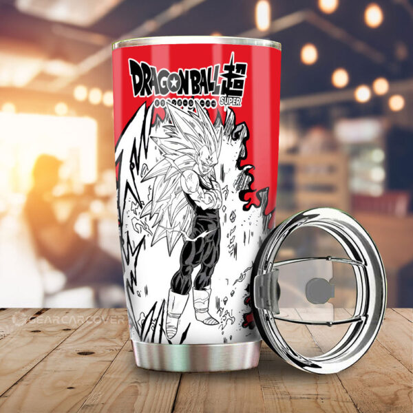 Vegeta SSJ Stainless Steel Anime Tumbler Cup Custom Dragon Ball Anime Manga Style