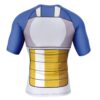 Hooktab Vegeta Battle Suit Dragon Ball Short Sleeve Rash Guard Compression Shirt Cosplay Anime Gym Shirt