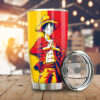 Vintage Monkey D. Luffy Stainless Steel Anime Tumbler Cup Custom Anime For One Piece Fans