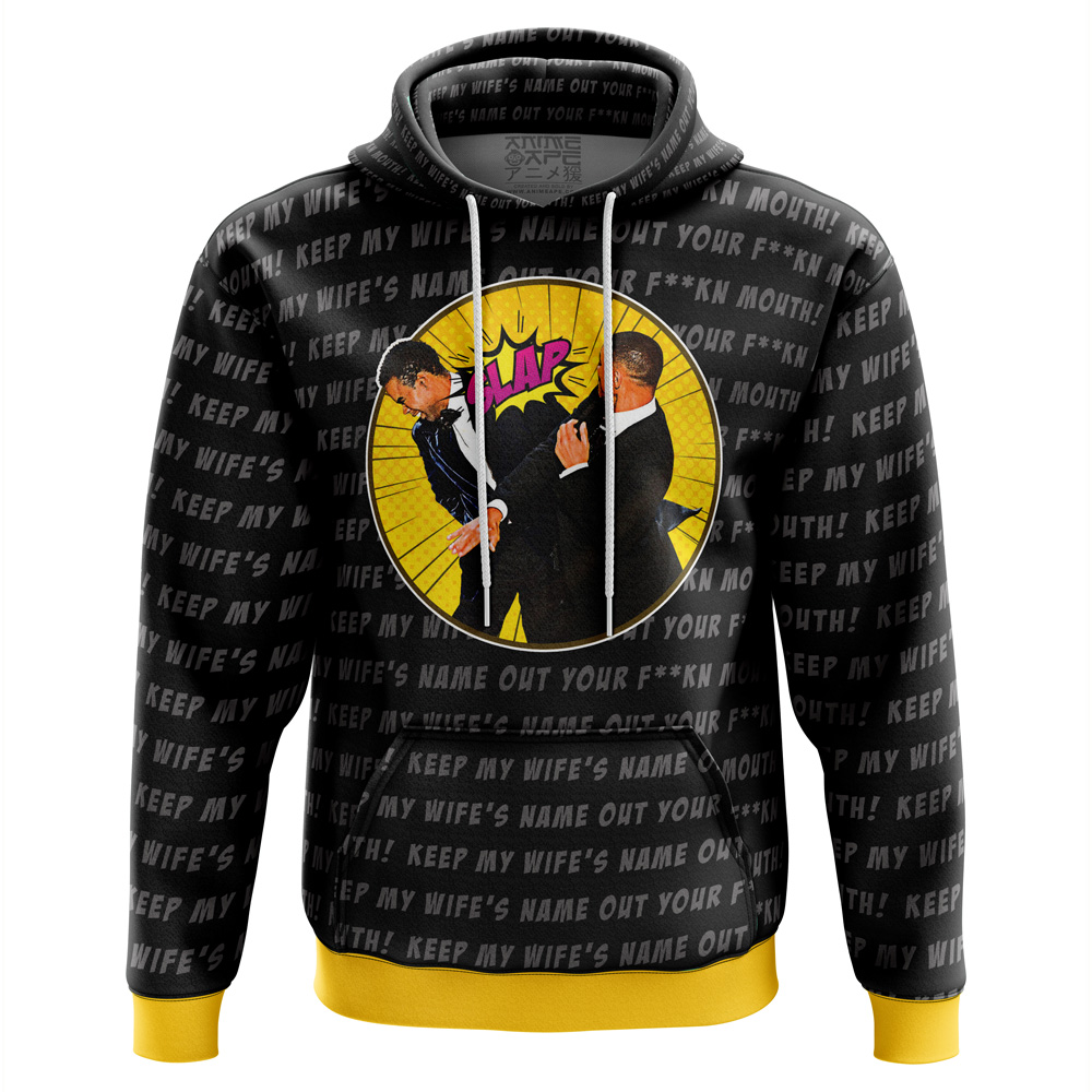 Hooktab Will Smith Slaps Chris Rock Meme Anime Hoodie