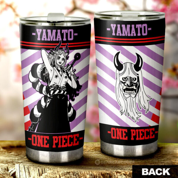 Yamato Stainless Steel Anime Tumbler Cup Custom One Piece Anime Mix Manga Style