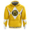 Hooktab Yellow Ranger Mighty Morphin Power Rangers Anime Hoodie