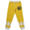 Yellow Ranger Mighty Morphin Power Rangers Otaku Cosplay Anime Sweatpants