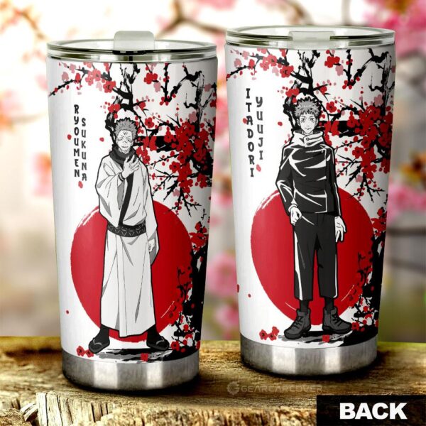 Yuji Itadori And Ryomen Sukuna Stainless Steel Anime Tumbler Cup Custom Japan Style Jujutsu Kaisen Anime
