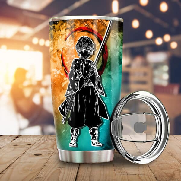 Zenitsu Nezuko Stainless Steel Anime Tumbler Cup Custom