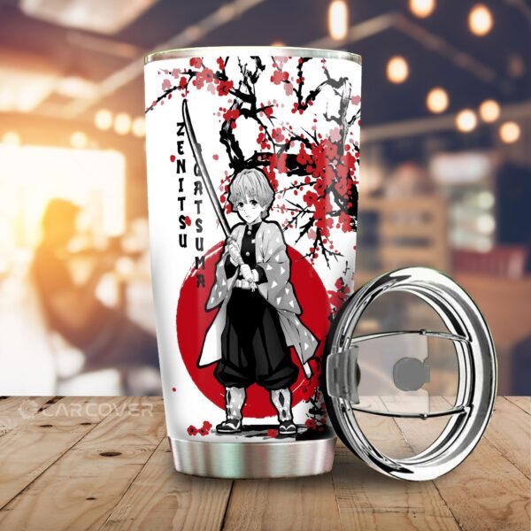 Zenitsu Stainless Steel Anime Tumbler Cup Custom Japan Style Demon Slayer Anime