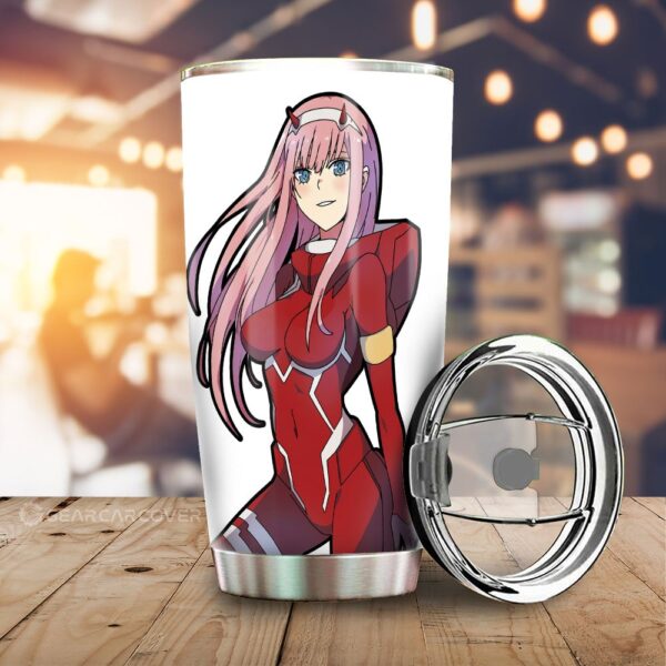 Zero Two Stainless Steel Anime Tumbler Cup Custom Main Character DARLING In The FRANXX Anime