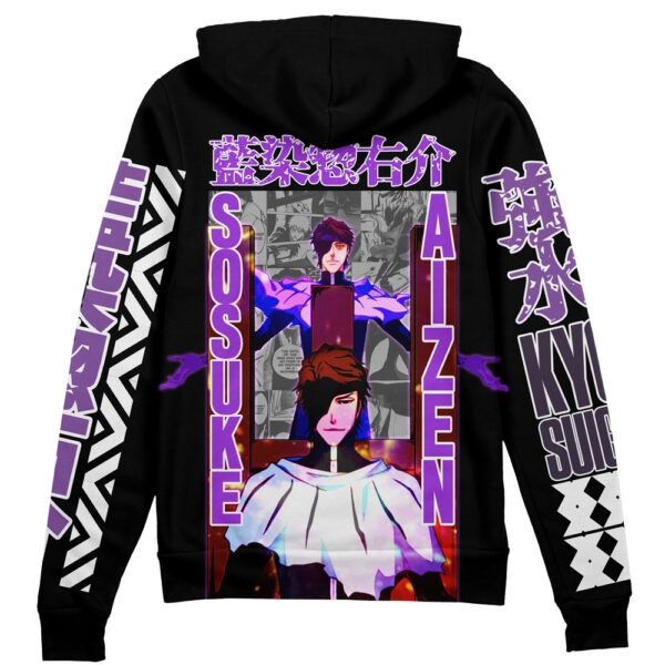 Sosuke Aizen TYBWA Bleach Streetwear Otaku Cosplay Anime Zip Hoodie