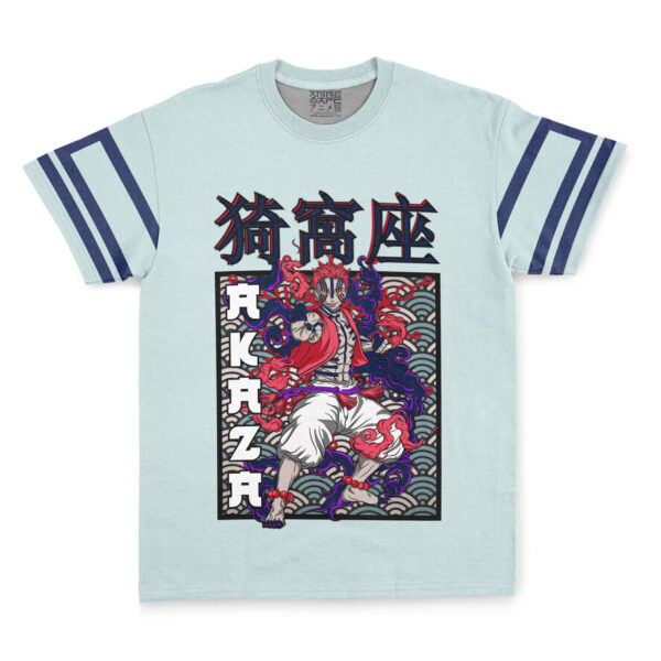 Hooktab Akaza Demon Slayer shirt Streetwear Anime T-Shirt