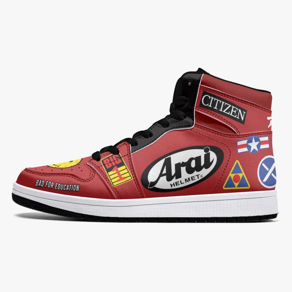 Akira Kaneda Bike Decals Mid 1 Basketball Shoes