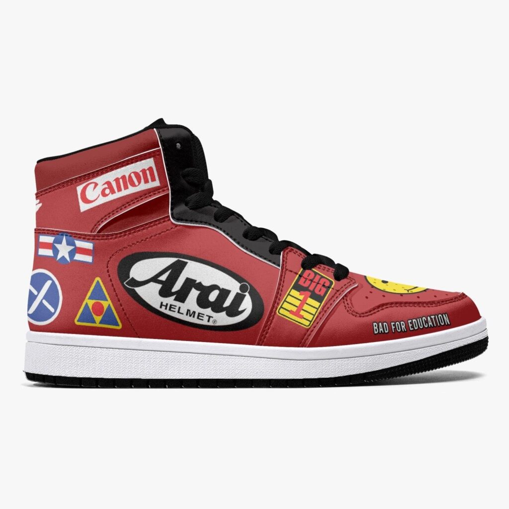 Akira Kaneda Bike Decals Mid 1 Basketball Shoes