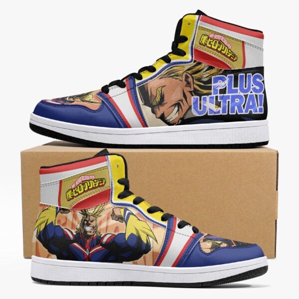 All Might Plus Ultra My Hero Academia Mid 1 Basketball Shoes