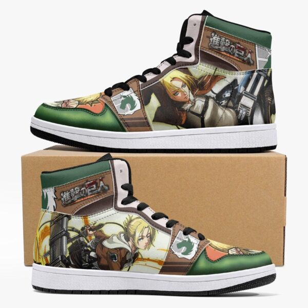 Annie Leonhart Military Police Attack on Titan Mid 1 Basketball Shoes