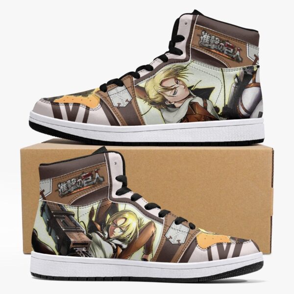 Annie Leonhart Training Corps Attack on Titan Mid 1 Basketball Shoes