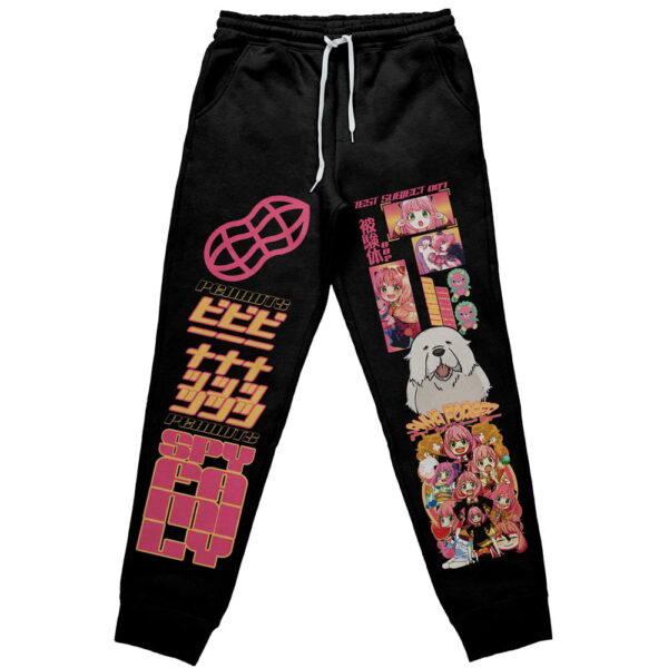 Anya Forger V2 Spy x Family Streetwear Otaku Cosplay Anime Sweatpants