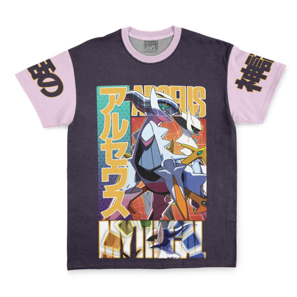 Hooktab Arceus Pokemon Shirt Streetwear Anime T-Shirt