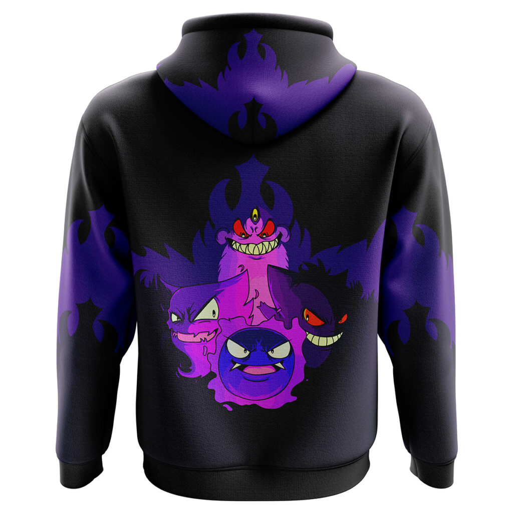 Hooktab Ghoulish Gengar Anime Hoodie