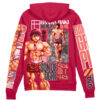 Baki Hanma Baki Streetwear Otaku Cosplay Anime Zip Hoodie