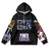 Hooktab Black Ranger Mighty Morphin Power Rangers Anime Hoodie