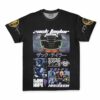 Hooktab Black Ranger Mighty Morphin Power Rangers Streetwear Anime T-Shirt