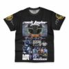 Hooktab Black Ranger Mighty Morphin Power Rangers Streetwear Anime T-Shirt