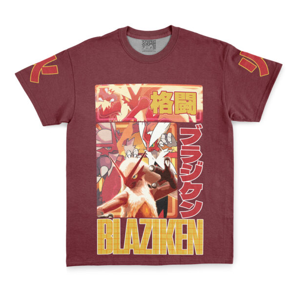 Hooktab Blaziken Pokemon Shirt Streetwear Anime T-Shirt