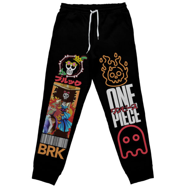 Brook One Piece Streetwear Otaku Cosplay Anime Sweatpants