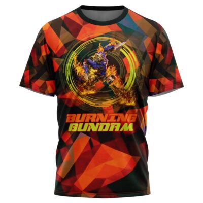 Hooktab Burning Gundam Anime T-Shirt