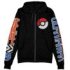 Gigantamax Charizard Pokemon Streetwear Otaku Cosplay Anime Zip Hoodie