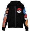 Charizard Pokemon Streetwear Otaku Cosplay Anime Zip Hoodie