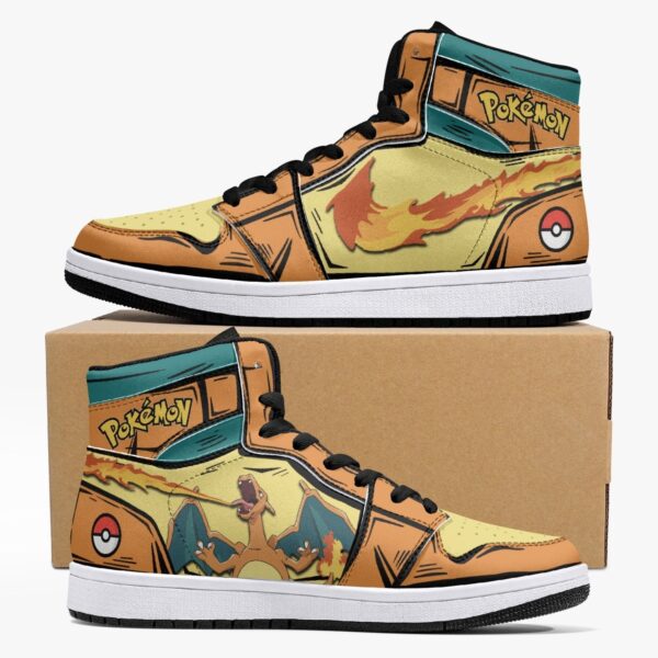 Charizard Pokemon 2 Mid 1 Basketball Shoes