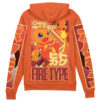 Charmander Pokemon Streetwear Otaku Cosplay Anime Zip Hoodie