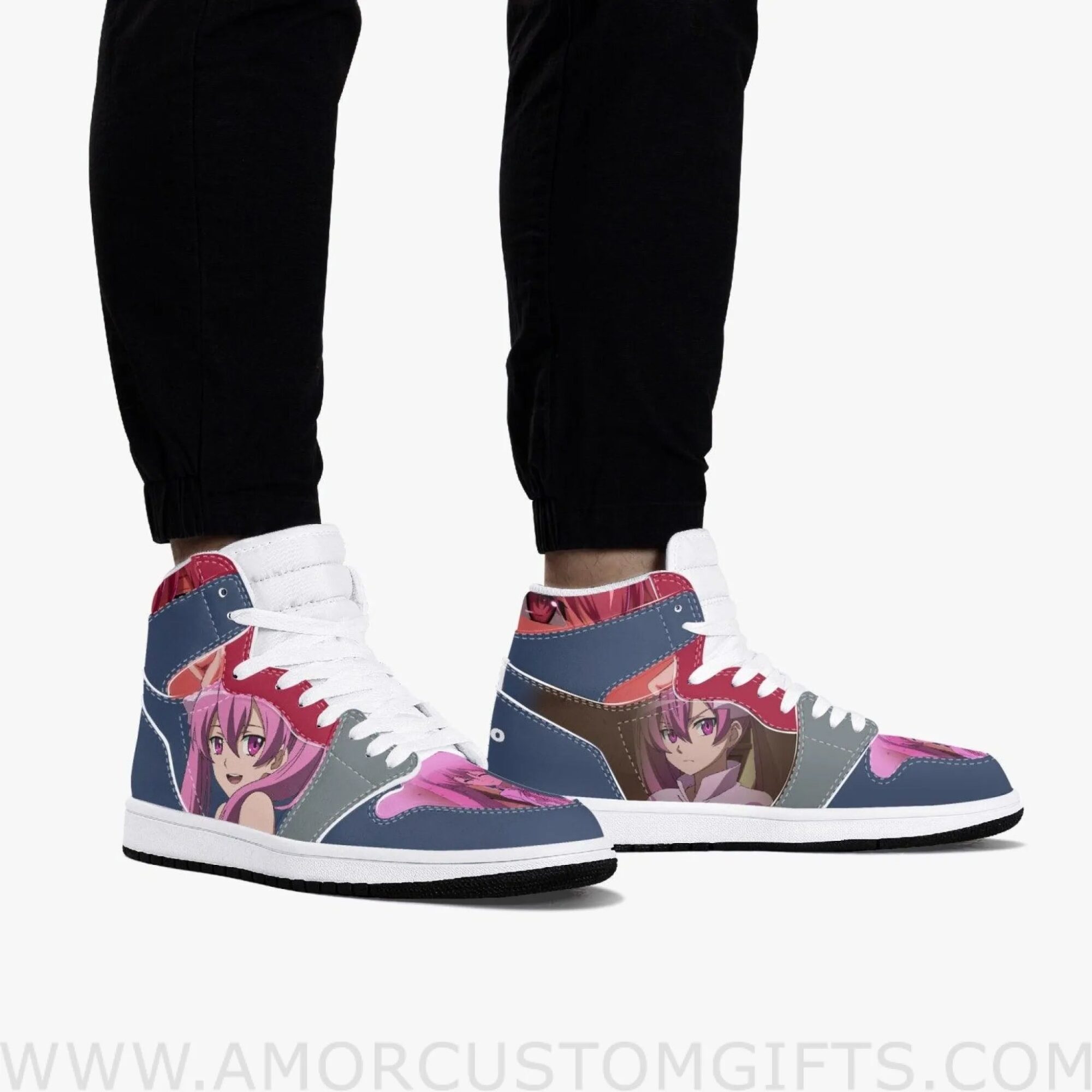 Custom Akame Ga Kill Mine JD1 Anime Sneakers