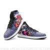 Custom Akuma Street Fighter Mid Top Basketball Sneakers Shoes | Personalizable Anime Fan Sneakers