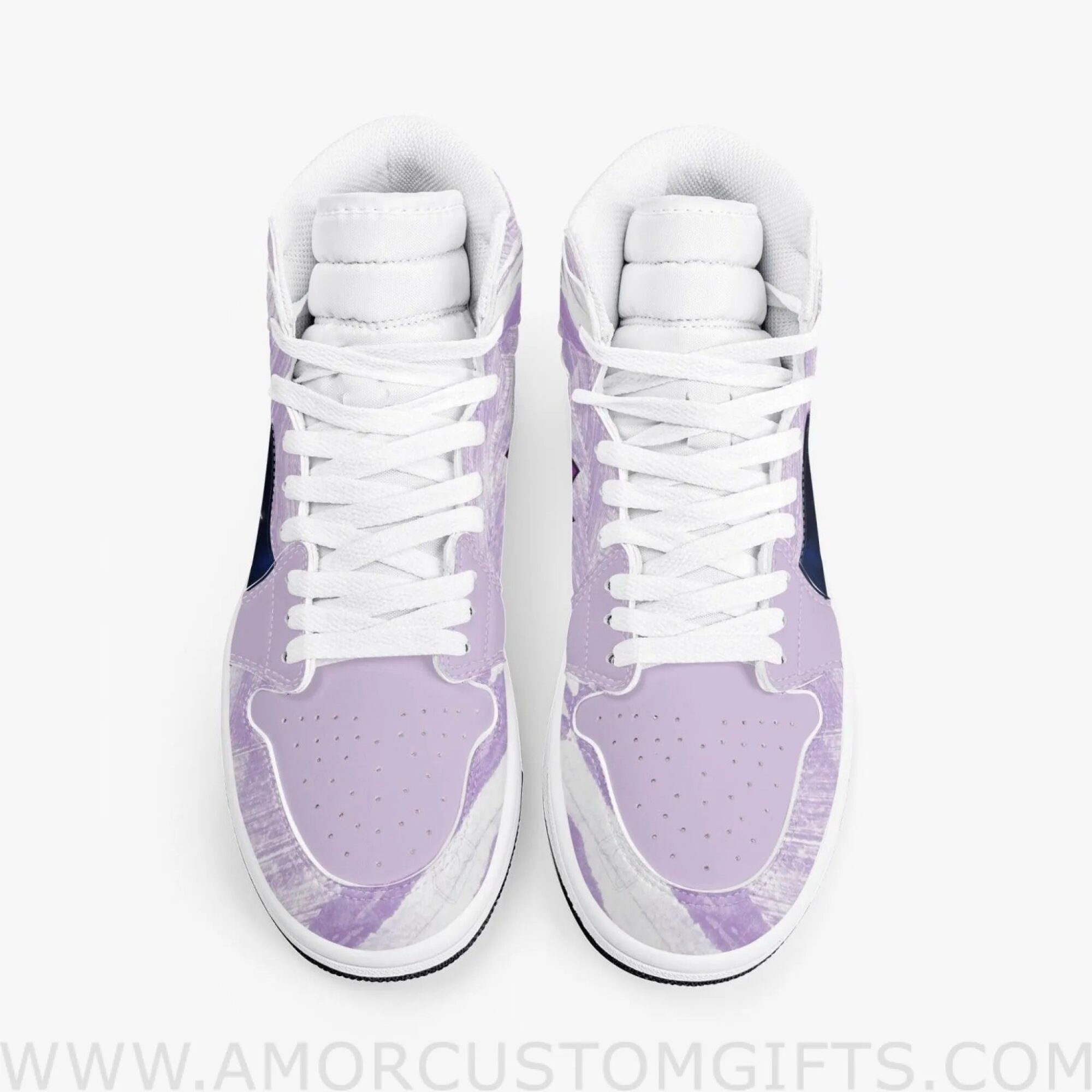 Custom Angel Beats Kanade JD1 Anime Sneakers Mid 1 Basketball Shoes